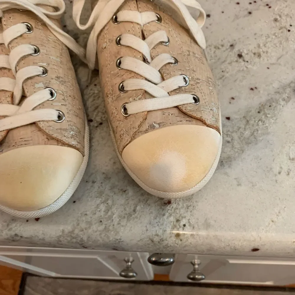 Kork Ease Leather & Cork Sneakers sz 9